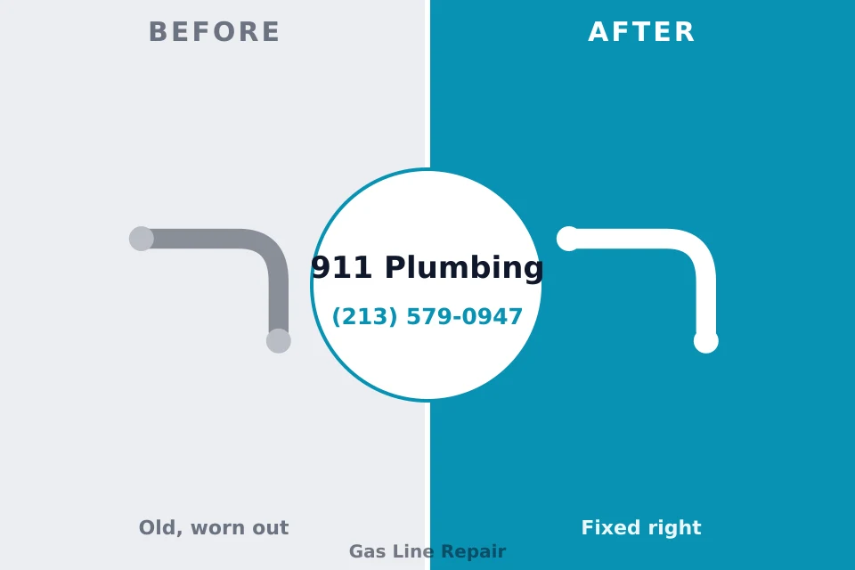Before and after: plumbing repair Crossville, AL